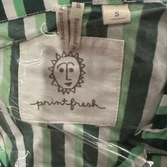 Tuckernuck Spearmint Stripe Nightshirt NWT - Picture 6 of 7